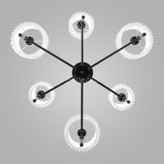 Потолочная люстра Eurosvet 60162/6 черный