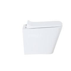 Сет AZARIO инсталляция + унитаз Teramo (квадратный) с быстросъемным сидением микролифт + клавиша см