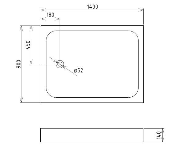 Душевой поддон Gemy ST14