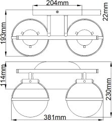 Бра Hinkley HK-HOLLIS2-O-HB-BATH