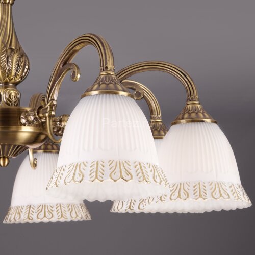 Потолочная люстра Eurosvet 60107/8 античная бронза