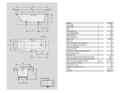 Ванна стальная Kaldewei CAYONO 1700х750х410 мм, AntiSlip, Easy Clean, alpine white, без ножек
