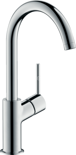 32082000 Talis Смеситель для раковины, однорычажный, со сливным клапаном Push-Open, поворотный излив