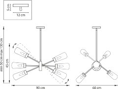 Потолочная люстра Lightstar 690063