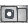 Мойка 7245 R N 0,8/180 врезная прямоугольная с корзиной с сифоном (224 N*10)
