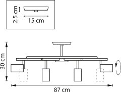 Потолочная люстра Lightstar LR718308