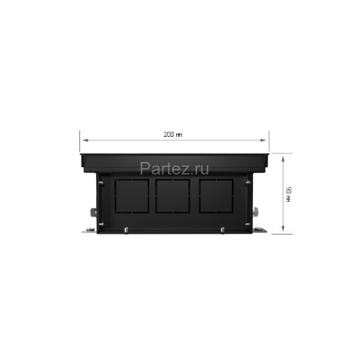 Конвектор внутрипольный Royal Thermo ATRIUM-90/200/1200-DG-U-DB