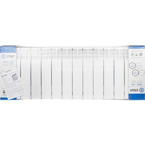 Радиатор биметаллический STOUT Space 350/90-14