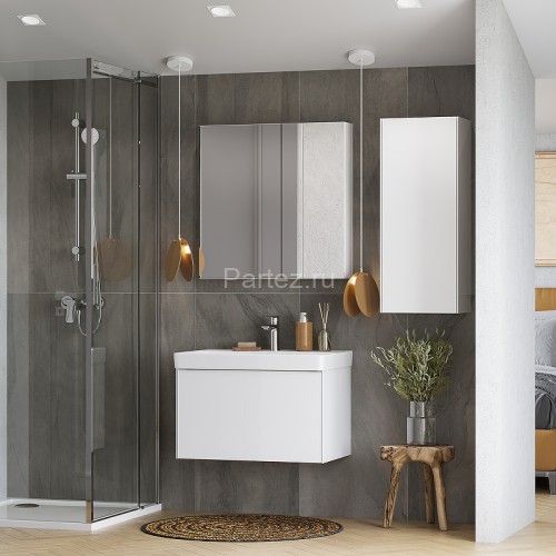 Тумба под раковину Aquaton Асти 70 подвесная, белый ()