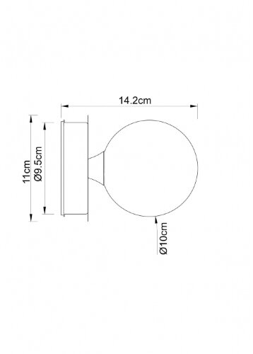 Настенный светильник Arte Lamp A5663AP-1CC