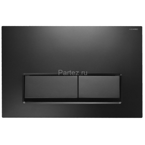 Кнопка смыва AZARIO NEW двойная, пластик, черный матовый (AZ-015.04)