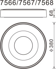 Потолочный светильник Mantra 7567
