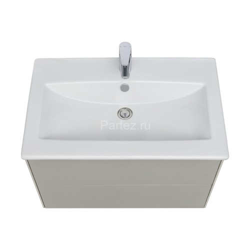 Тумба под раковину AQUATON Сохо 75 подвесная, Слэйт\Галька серая (1A258101AJ9A0)