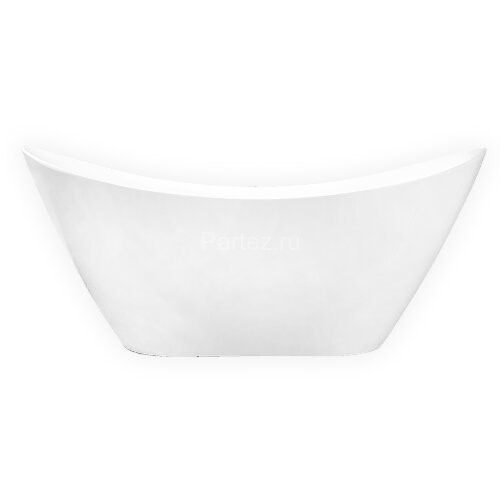 Ванна акриловая Azario MELADO 1800770х760 белая, свободностоящая в комплекте с сифоном и металлическ