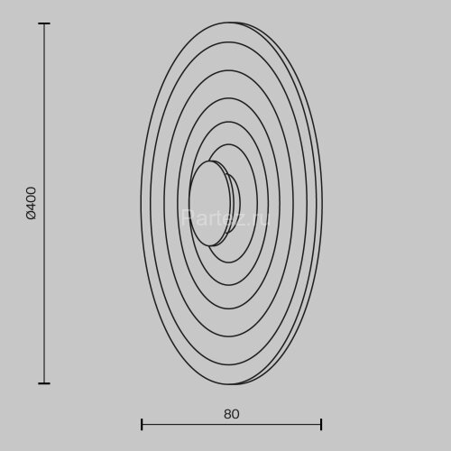 Настенный светильник Maytoni MOD400WL-L5KH3K
