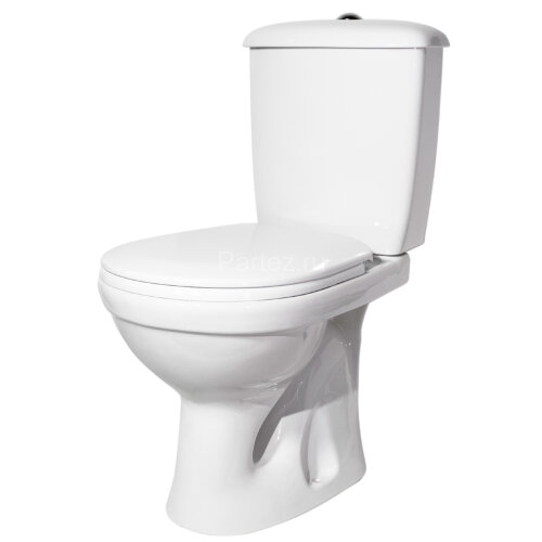 Унитаз-компакт Суперкомпакт Стандарт вертикальный выпуск, с сиденьем, белый (47301110322)