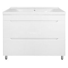 Комплект тумба Loranto Палермо 90/2Н 900х530х870 напольная с раковиной Ferazzano 90 (CS00090463)