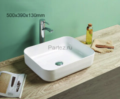 Раковина Azario накладная 500х390х130 белая (AZ-78109)