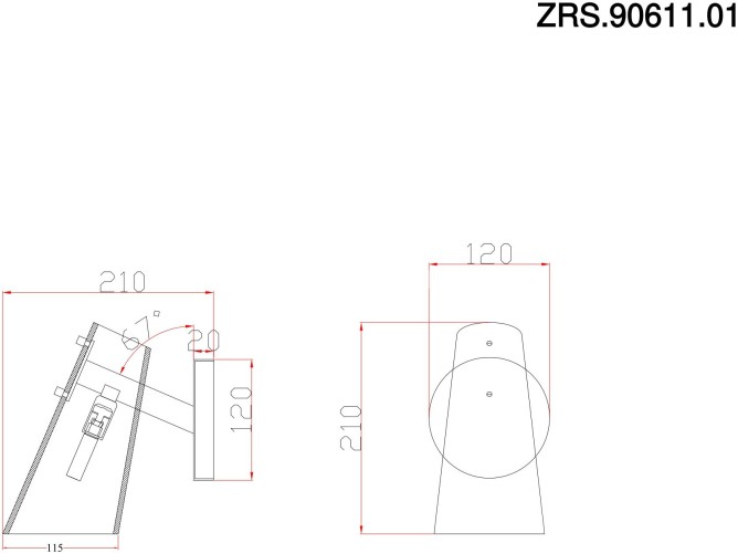 Бра Zortes ZRS.90611.01