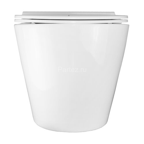 Унитаз подвесной Azario Nova 360х480х360 безободковый, с ультратонким сиденьем микролифт (AZ2217)