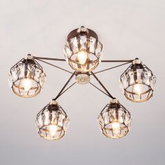 Потолочная люстра Eurosvet 70075/5 черный