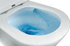 Унитаз-компакт Azario Vetro 380х605х825 напольный, безободковый, слив "ТОРНАДО", в комплекте с бачко
