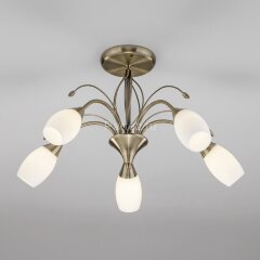 Потолочная люстра Eurosvet 30280/5 античная бронза