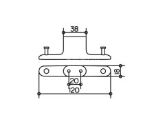 Крючок Keuco Edition 400, Хром (11515010000)