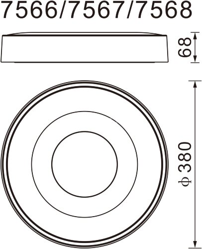 Потолочный светильник Mantra 7566