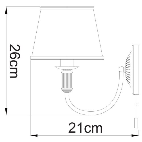 Бра Arte Lamp A3579AP-1AB