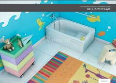 Ванна стальная BLB EUROPA 105х70, сидячая