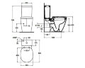 Чаша унитаза Ideal Standard Connect без бачка и сиденья (E803601)