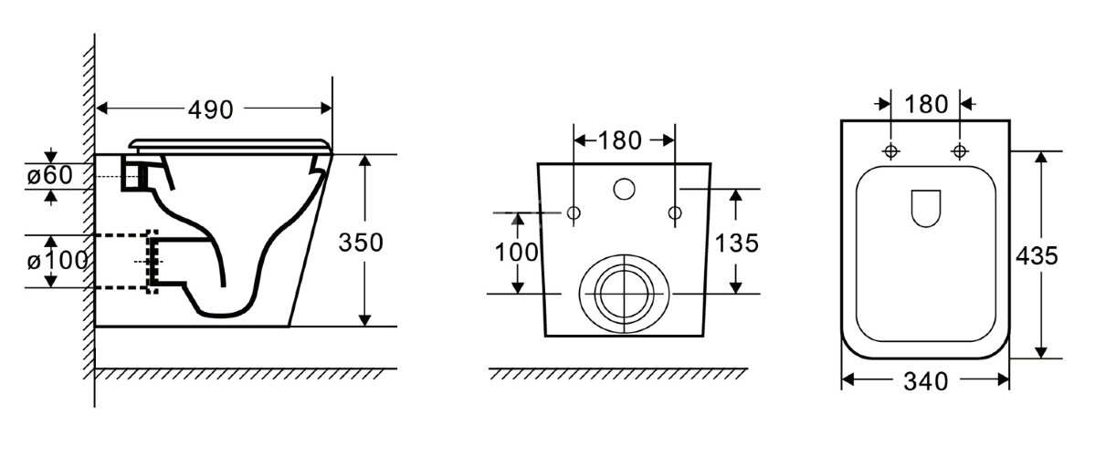 СЕТ: Инсталляция IDROSPANIA TABARCA + унитаз Azario Teramo смыв "Торнадо", с быстросъемным сиденьем 
