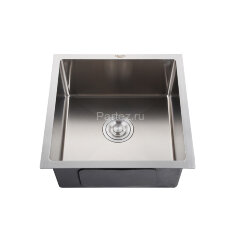 Мойка H4444 MELANA ProfLine 3,0/200 САТИН врезная квадратная с коландером H4444