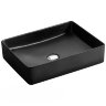 Раковина-чаша Azario 510х405х110 накладная, прямоугольная, черный матовый (AZ-2178-MB)