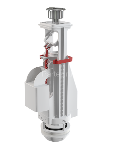 Сливной механизм Alcaplast, с двойной кнопкой, хром (A08A)