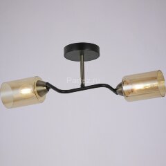 Потолочная люстра ILLUMICO IL8148-2COU-79 BK BR Bice