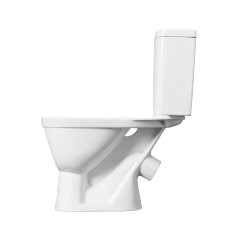 Унитаз-компакт Santek Уно эконом полипропилен, пластиковый крепеж, softclose (1.WH50.1.613)