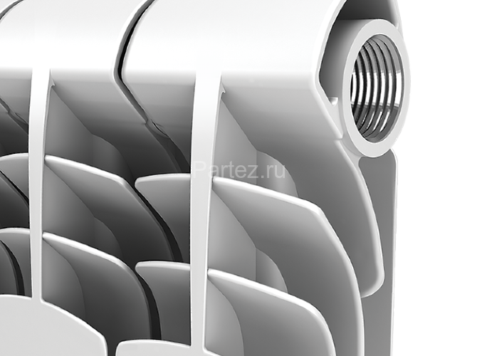 Радиатор биметалл Royal Thermo Vittoria 350 - 12 секц.