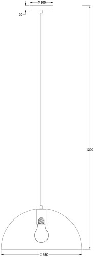 Подвесной светильник Freya FR5218PL-01BS
