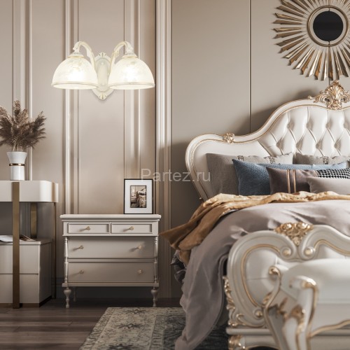 Бра Arte Milano 349737/2W WT+G