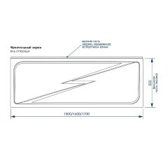 Экран для ванны Loranto CALGARY 170
