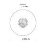 Настенно-потолочный светильник Sonex 2074/DL