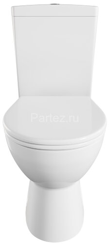 Унитаз-компакт напольный Vitra Norm Nord 360х670х805 сиденье дюропласт с микролифтом, белый (9845B09