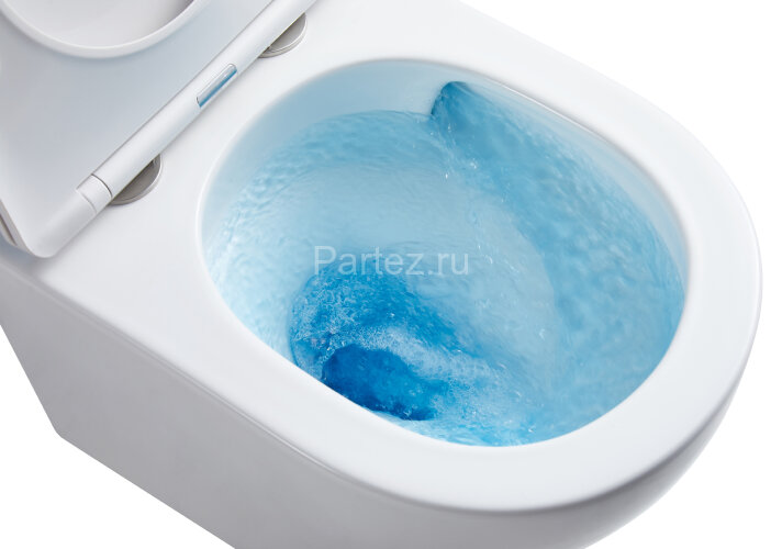 Унитаз подвесной Azario Teramo 515х360х360 безободковый, с системой антивсплеск (Торнадо) в комплект