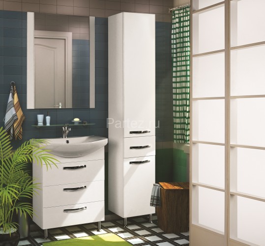 Зеркало AQUATON Ария 65 белое (1A133702AA010)