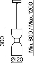 Подвесной светильник Freya FR5203PL-01CH