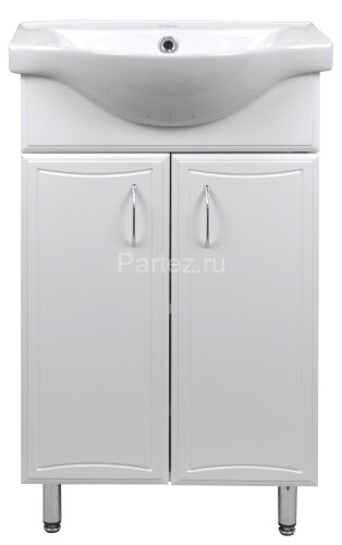 Комплект тумба Коралл 50 с раковиной Basic 50 (Турция)