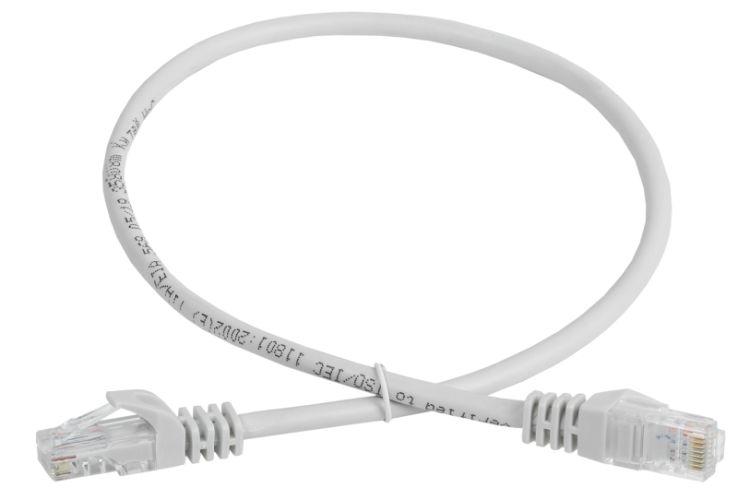 Патч-корд UTP кат.5e 2м сер. GENERICA PC01-C5EU-2M-G