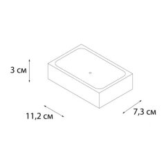 Мыльница Fixsen , Серый (FX-200-4)